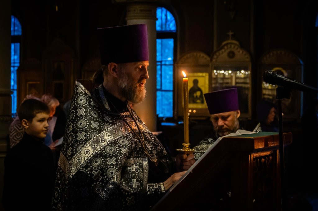 Богослужение в канун четверга 5-й седмицы Великого поста («Мариино стояние»)